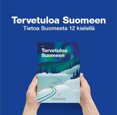 InfoFinland-sovelluksen mainoskortti 